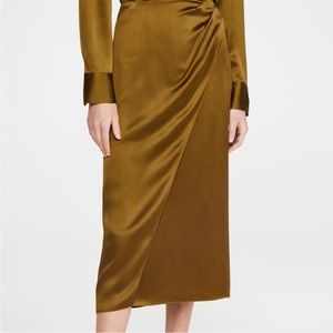 Vince silk skirt
